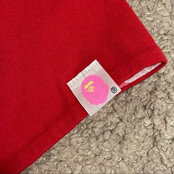Bape OG Bape Reversible Pink Camo Tee - Picture 6 of 9